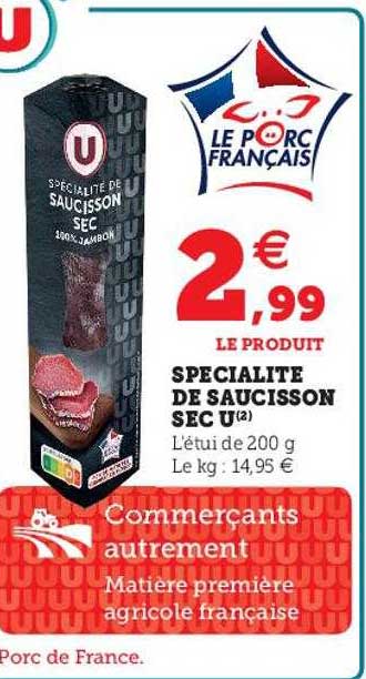 Spécialité De Saucisson Sec U