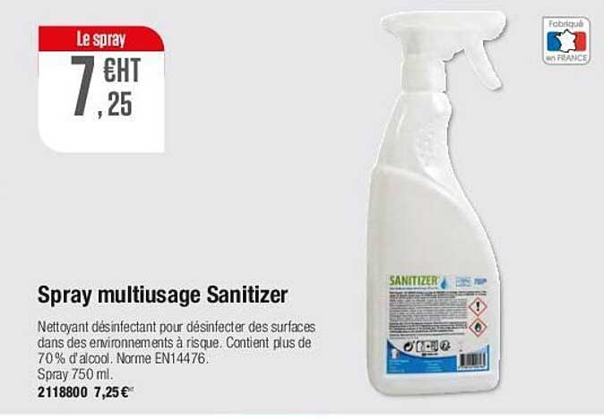 spray multiusage sanitizer