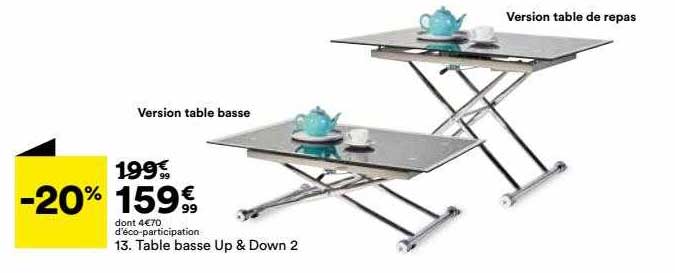 Table Basse Up & Down 2