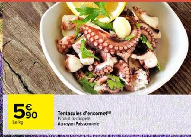 tentacules d'encornet