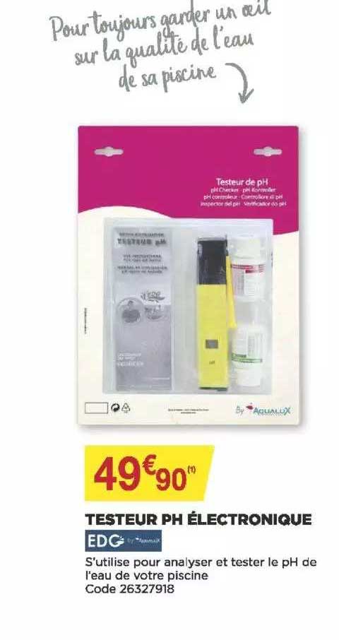 testeur ph électronique edg