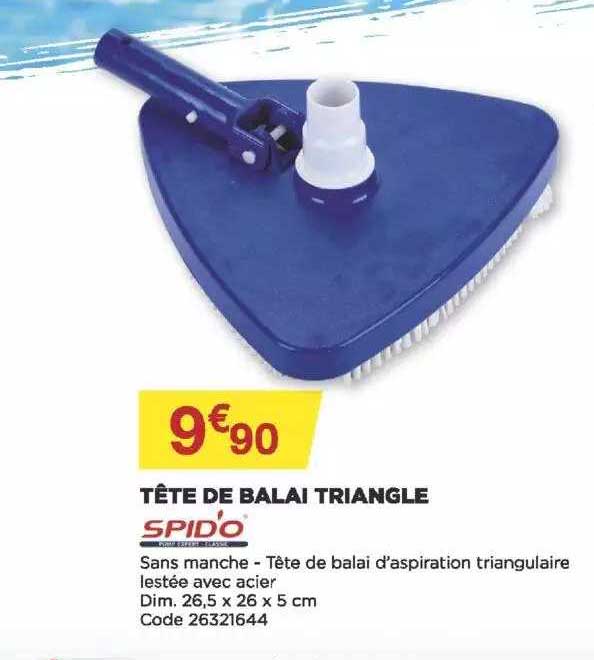 Tête De Balai Triangle Spid'o