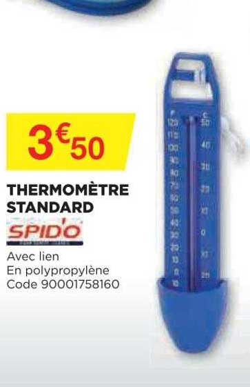 Thermomètre Standard Spid'o