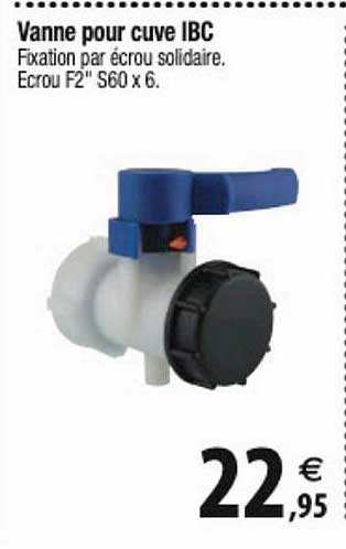 Vanne Pour Cuve Ibc