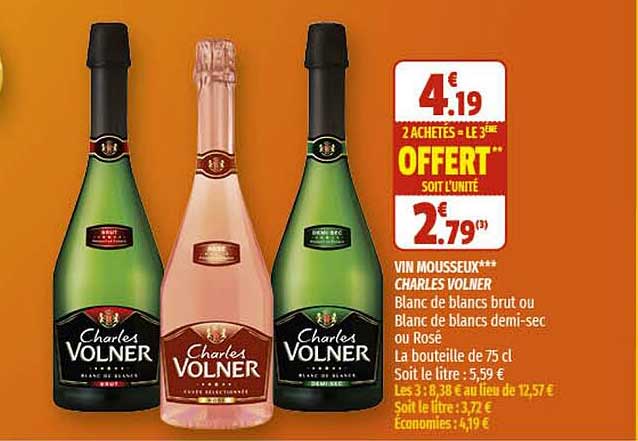 vin mousseux charles volner