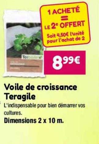 voile de croissance teragile