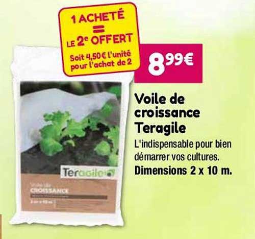 voile de croissance teragile