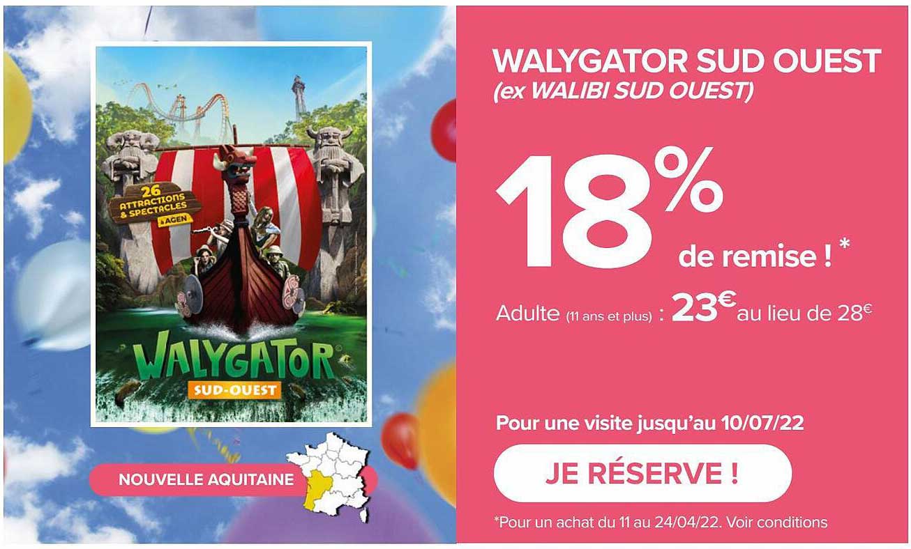 walygator sud ouest ex walibi sud ouest
