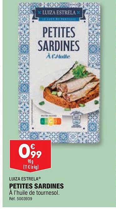 Petites Sardines Luiza Estrela