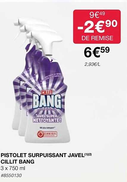 pistolet surpuissant javel cillit bang