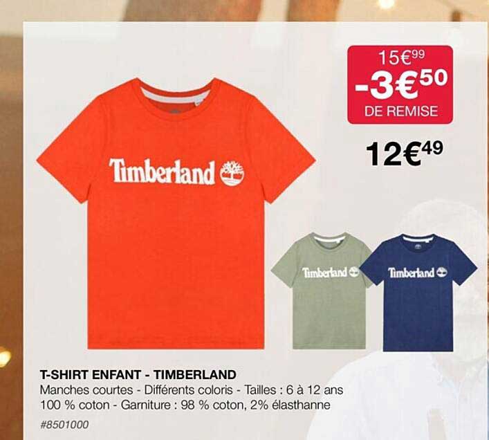 t-shirt enfant - timberland