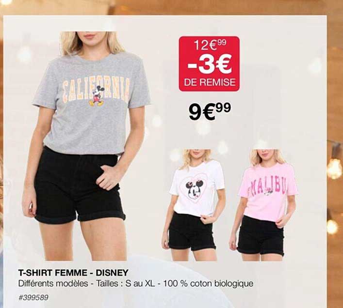 t-shirt femme - disney
