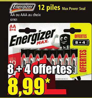 12 piles max power seal energizer