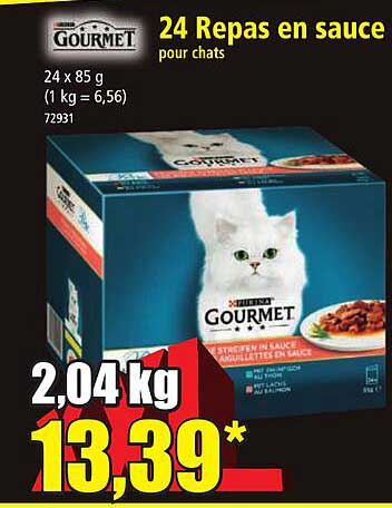 24 Repas En Sauce Pour Chats Gourmet
