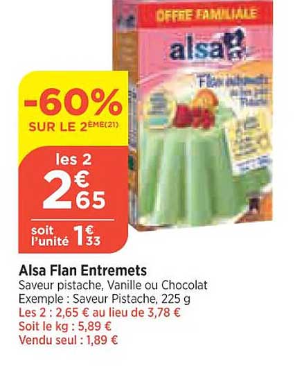 Alsa Flan Entremets