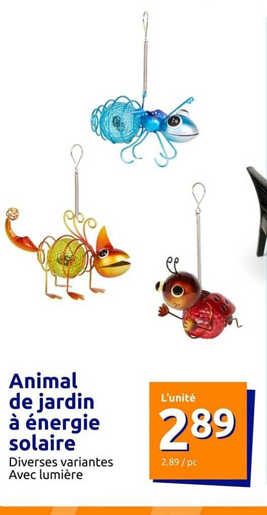 Animal De Jardin à énergie Solaire
