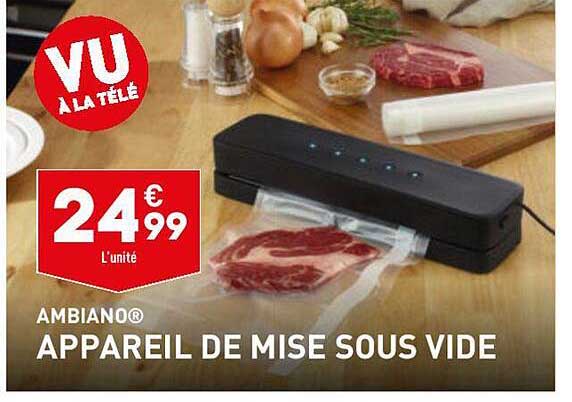 appareil de mise sous vide ambiano