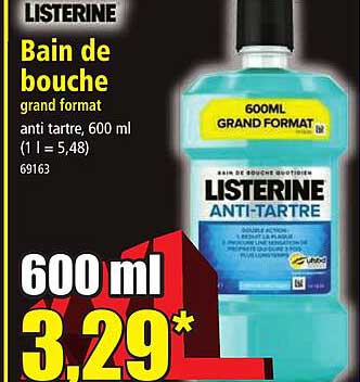 Bain De Bouche Grand Format Listerine