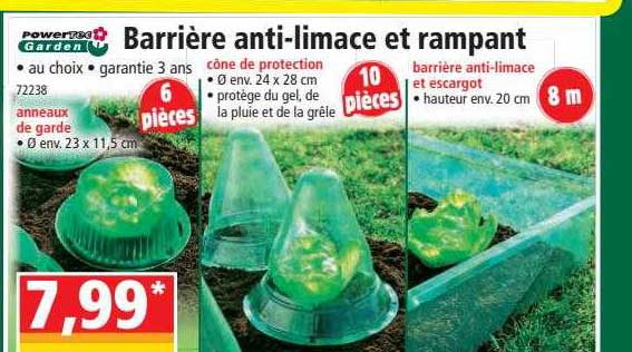 Barrière Anti-limace Et Rampant Powertec Garden