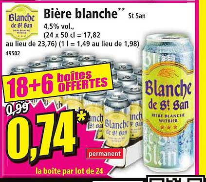 bière blanche st san