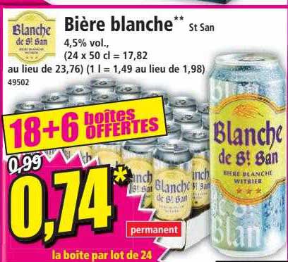 bière blanche st san