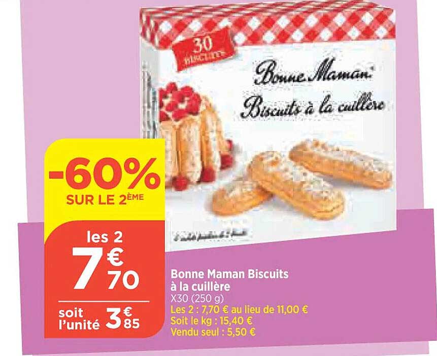bonne maman biscuits à la cuillère