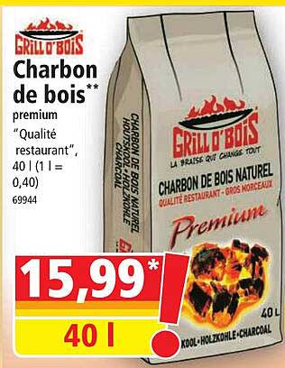 charbon de bois grill o'bois