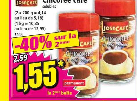 chicorée café solubles josé café