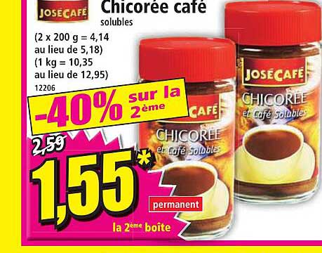 chicorée café solubles josé café