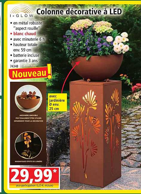 colonne décorative à led i-glow