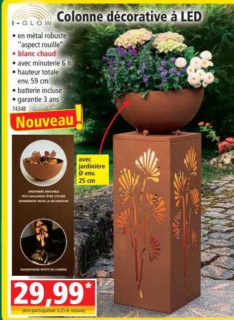 colonne décorative à led i-glow