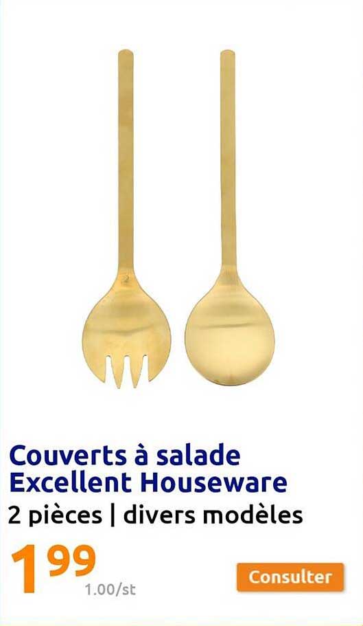 Couverts à Salade Excellent Houseware