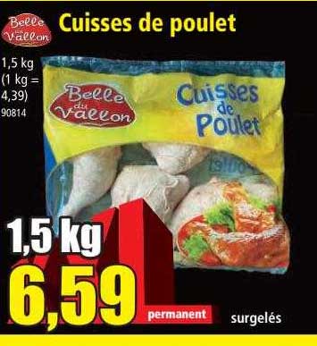 cuisses de poulet belle du vallon