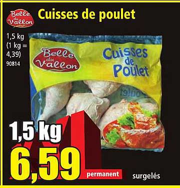 cuisses de poulet belle du vallon