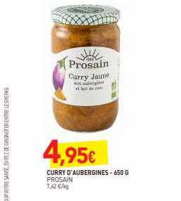 curry d'aubergines prosain - 650 g