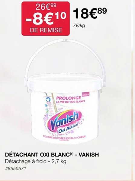 détachant oxi blanc - vanish