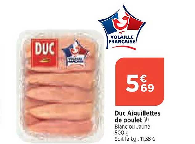 Dus Aiguillettes De Poulet