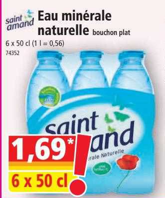 Eau Minérale Naturelle Boucon Plat Saint Amand