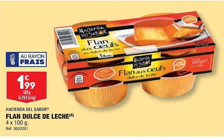flan dulce de lechce hacienda del sabor