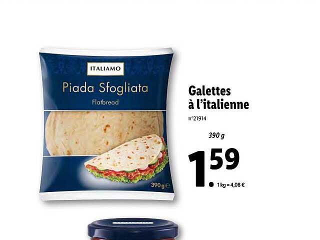 galettes à l'italienne italiamo