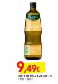 huile de colza vierge émile noël - 1l