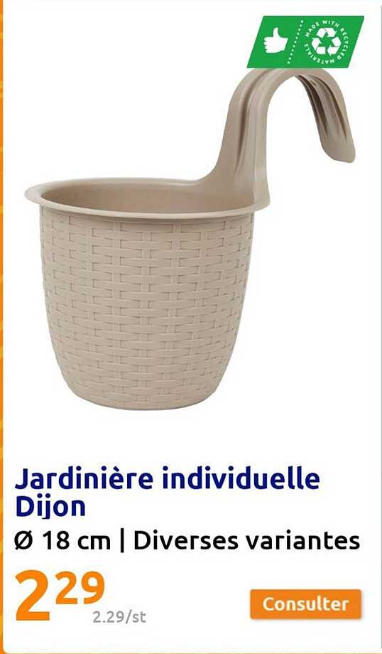 jardinière individuelle dijon