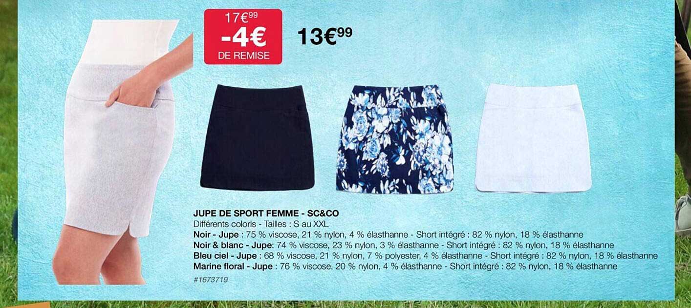 Jupe De Sport Femme - Sc & Co