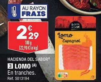 lomo hacienda del sabor