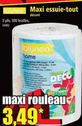 maxi essuie-tout décoré lalynea