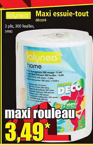 maxi essuie-tout décoré lalynea