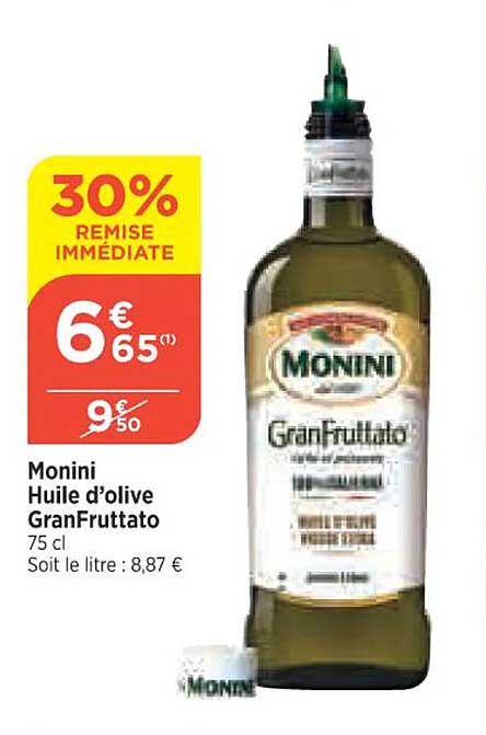 monini huile d'olive gran fruttato