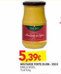 moutarde forte dijon émile noël - 350 g