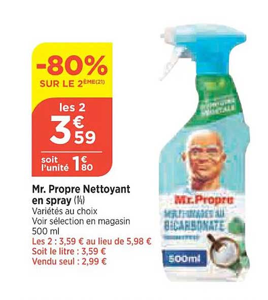 mr propre nettoyant en spray