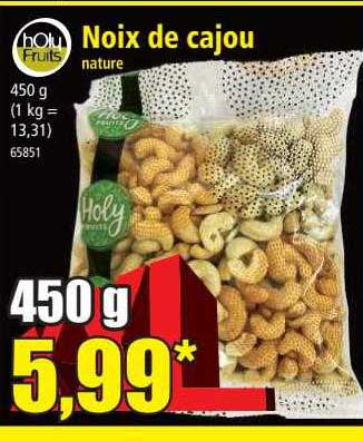 noix de cajou nature holy fruits